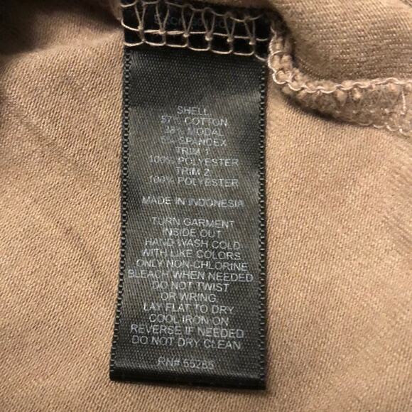 Express XS Brown Knit Top Sequins and Chiffon Empire Waist in front - Picture 5 of 7